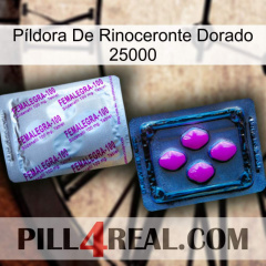 Píldora De Rinoceronte Dorado 25000 37